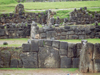 Cuzco, Peru: Cyclopean walls of Sacsahuaman - megalithic walls - earthquake-proof due to the polygonal style of construction - photo by M.Bergsma