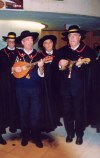 Portugal - Moita: Biblioteca Municipal da Moita - Bento Jesus Caraa - actuao da Tuna Sabores de Msica, Confraria Gro Vasco de Viseu / a Tuna from Viseu performs at the Municipal Library - photo by M.Durruti