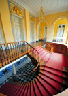 Saint-Denis, Runion: main stairs of the old City Hall - Htel de Ville - photo by M.Torres