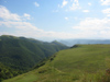 Russia - Karachay-Cherkessia - Khumara: view from the citadel towards the Eastern wall (photo by Dalkhat M. Ediev)