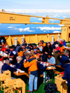 Russia - Bering Strait (Chukotka AOk): Kapitan Khlebnikov - BBQ on the foredeck - icebreaker (photo by R.Eime)