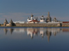 Russia - Solovetsky Islands: the Monastery reflecting in Svyatoe Lake - UNESCO world heritage - photo by J.Kaman