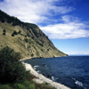 Lake Baikal, Irkutsk oblast, Siberia, Russia: Eastern Shore of Olchon Island in Lake Baikal - pebble beach - photo by A.Harries