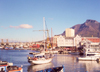 South Africa - Cape Town: 'Esperance' approaches an African dock! - Victoria and Albert basin - photo by M.Torres