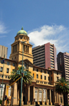 Johannesburg, Gauteng, South Africa: the old City Hall now houses the Gauteng Legislature - faade on Rissik St. - photo by M.Torres