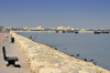 Al Qatif, Eastern Province, Saudi Arabia: waterfront with dhows, along Khaleej Road - photo by M.Torres