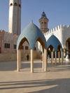 Senegal - Touba - Great mosque - blue domes - photo by G.Frysinger