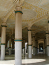 Senegal - Touba - Great mosque - interior decoration - photo by G.Frysinger