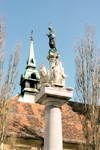 Slovenia - Ljubljana / LJU : the Virgin in prayer - photo by M.Torres