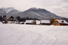 Slovenia - View of mountains from Ribcev Laz village, Bohinj - photo by I.Middleton