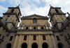 Spain / Espaa - San Lorenzo de El Escorial: Royal Monastery of San Lorenzo de El Escorial - Patio de los Reys - in front of the Basilica - Real Monasterio de San Lorenzo de El Escorial - photo by M.Torres