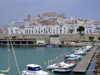 Spain - Peiscola - Harbour and the rock - photo by M.Bergsma