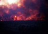 Sudan - White Nile River - Jonglei / Junqali state: fires raging along the River - fires are set to provide grassing areas for cattle by burning out the papyrus - photo by Craig Hayslip