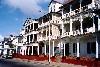 Suriname - Paramaribo / ORG: elegant houses on Waterkrant Straat (photo by B.Cloutier)