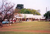 Manzini, Swaziland: lawn and public building - photo by Miguel Torres