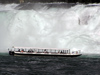 Switzerland - Neuhausen am Rheinfall - Schaffhausen canton - boat at the waterfalls - Rheinfall - photo by J.Kaman