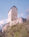 Switzerland - Sargans (St Gallen canton): the fortress . Youth Hostel and museum - Schlo Sargans ber dem Rheintal (photo by M.Torres)