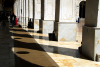 Damascus / Damas Esh Sham / Damasco / Dimashq / ash-Sham / DAM : Omayyad / Umayyad Mosque - inner court - columns and shadows - photographer: M.Torres