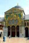 Syria - Damascus: Omayyad / Umayyad Mosque - dome and south side of the transept, with golden mosaics by Byzantine artisans working for the caliph - photographer: M.Torres