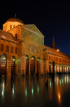 Syria - Damascus: Omayyad Mosque - dome and south side of the transept - norcturnal - Masjid Umayyad - photographer: M.Torres