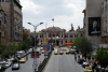 Damascus: Said al-Jabri av. and Hejaz station - central post office on the right - photo by M.Torres