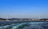 Istanbul, Turkey: Bosphorus Bridge - connecting Europe (left) and Asia (right), Ortaky and Beylerbeyi respectively - gravity anchored suspension bridge designed by British civil engineers Sir Gilbert Roberts and William Brown - Bogazii Kprs - photo by M.Torres