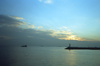 Istanbul, Turkey: sunset and lighthouse - Bosphorus - photo by S.Lund