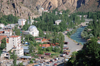 Yusufeli, Artvin Province, Black Sea region, Turkey: town built along the valley of the oruh River - Kakar mountains - photo by W.Allgwer