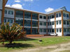 Vaiaku, Fongafale island, Funafuti atoll, Tuvalu: Government Office Building - east side - photo by G.Frysinger