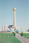 UAE - Sharjah / SHJ : the Ittehad / Union monument - each shell represent an emirate - Al Soor - Al-Ittihad Square - photo by M.Torres