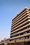 Kampala, Uganda: facade of the Cairo International Bank building - Greenland Towers, Jinja Road - photo by M.Torres