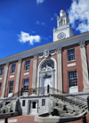 Burlington, Vermont, USA: facade of Burlington City Hall  architects McKim, Mead and White - 149 Church St - photo by M.Torres