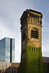 Boston, Massachusetts, USA: bell tower of the First Baptist Church of Boston, located on Commonwealth Avenue - photo by C.Lovell