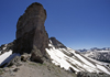 Rio Grande National Forest, Colorado, USA: the 'Window' at 12,857 ft is a dramatic feature of the Continental Divide - ridge of volcanic tuff - RG forest western border, with the San Juan National Forest - Colorado Rockies - photo by C.Lovell