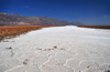 Death Valley National Park, California, USA: Badwater Basin dry salt lake and the Amargosa range - looking south - photo by M.Torres