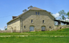 Tallgrass Prairie National Preserve, Kansas, USA: Z-bar Ranch - Spring Hill Farm and Stock Ranch - barn - photo by G.Frysinger