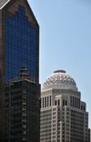 Louisville, Kentucky, USA: skyscrapers - E.ON U.S. Center and AEGON Center - office towers - photo by M.Torres