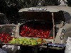 Uzbekistan - Tashkent / Toshkent / TAS: Grand Bazaar - car boot section: selling red and green peppers (photo by A.Slobodianik)