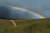 62 Venezuela - Bolivar - Canaima NP - Rainbow, Savannah on the way to Roraima - photo by A. Ferrari