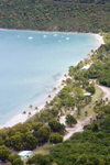 US Virgin Islands - St. Thomas - Magens Bay: beach from above (photo by David Smith)