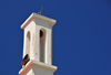 Stone Town, Zanzibar, Tanzania: minaret detail - mosque in Shangani street - photo by M.Torres