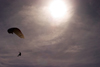 Peak District, Derbyshire, England: paragliding off Mam Tor, near Castleton - photo by I.Middleton