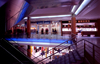 Le Havre, Seine-Maritime, Haute-Normandie, France: dark Shopping Mall - stairs - photo by A.Bartel