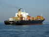 Le Havre, Seine-Maritime, Haute-Normandie, France: MSC Brasilia Container Ship leaving the port - photo by A.Bartel