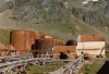 South Georgia Island - Grytviken: whale oil storage tanks (photo by G.Frysinger)