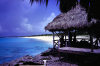 Providenciales - Turks and Caicos: hut overlooking a white sand beach - photo by L.Bo